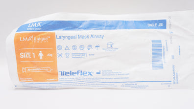 Teleflex ALAA010SU LMA Unique Size 1 <5kg Laryngeal Mask Airway <4ml/60cmH2O (x)
